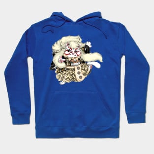 kabuki cat illustration Hoodie